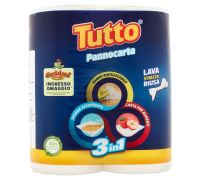 Tenderly tutto pannocarta 3 in 1 ultra resistente 2 rotoli
