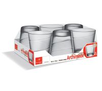 Bormioli Archimede bicchieri in vetro 24cl 6 pezzi