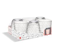 Bormioli Slot bicchieri trsparenti in vetro 29cl 6 pezzi