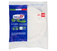 Dopla Re-Usable piatti piani riciclabili bianco ø 220mm 25 pezzi