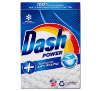 Dash power detersivo lavatrice in polvere con tecnologia anti-residui 20 lavaggi 1200 grammi