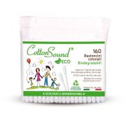 Cotton Sound bastoncini cotonati biodegradabili per l''igiene dell''orecchio 100 pezzi
