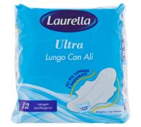 Laurella ultra lungo con ali assorbenti ripiegati 12 pezzi