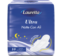 Laurella Nnotte Con Ali assorbenti ripiegati 10 pezzi