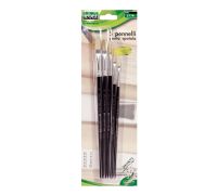 Pennelli a spatola ideali per vari utilizzi 5 pezzi