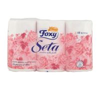 Foxy seta carta igienica 2 veli comfort e delicatezza 12 maxi rotoli