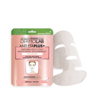 Dermolab anti età plus maschera viso e collo in tessuto effetto lifting anticedimento 25 grammi