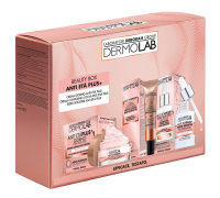Dermolab anti-età plus beauty box con siero booster 30ml + crema giorno 50ml + contorno occhi 15ml