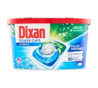Dixan powercaps classico lavatrice 15 pastiglie 225 grammi