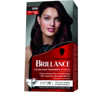Brillance 896 nero rosso seta crema colorante intensiva per capelli