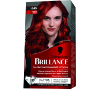 Brillance 845 rosso raso crema colorante intensiva per capelli