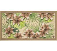 Olivo new smile tappeto cucina/multiuso rettangolare in nylon stampato 40 x 70cm