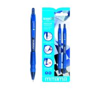 Mitama speed 3 penna scatto ultrascorrevole punta 0,7mm colore blu 2 pezzi