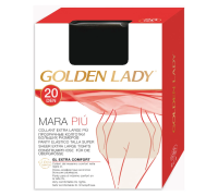 Golden Lady Mara Più collant extra large 20 denari extra comfort colore nero taglia 5-xl 1 paio