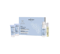 Biopoint hair lamination kit 4 in 1 per capelli lisci e luminosi con shampoo 20ml + maschera 20ml + siero 20ml