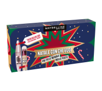 Maybelline New York cofanetto con mascara ciglia sensazionali + correttore cancella età 02