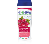 Eloderma shampoo protettivo per capelli colorati con estratto di mirtillo rosso 75ml