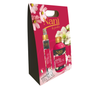 Nanì cofanetto con acqua corpo profumata winter floral 75ml + bagnodoccia 300ml 