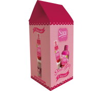 Nanì cofanetto con acqua corpo profumata cheesecake 75ml + bagnodoccia 300ml 