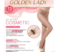 Golden Lady My Secret collant velato elasticizzato 15 denari senza cuciture colore melon taglia 2-s 1 paio