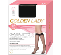 Golden Lady gambaletto velato 15 denari colore melon taglia unica 2 paia