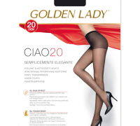 Golden Lady Ciao 20 collant elasticizzato velato 20 denari elegante colore melon taglia 2-s 1 paio