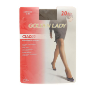 Golden Lady Ciao 20 collant elasticizzato velato 20 denari elegante colore daino taglia 3-m 1 paio