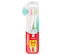 Colgate Slim Soft spazzolino pulizia profonda setole morbide 2 pezzi