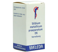 Stibium Metallicum d6 polvere orale 20 grammi 