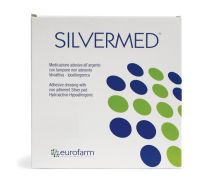 Silvermed medicazione adesiva all'argento 10 x 10cm 5 pezzi