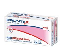 Prontex guanti lattice senza polvere misura piccola 100 pezzi