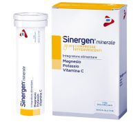 Sinergen Minerale integratore di magnesio e potassio con vitamina C 20 compresse effervescenti
