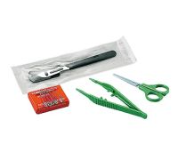 Set strumenti monouso in plastica per medicazione