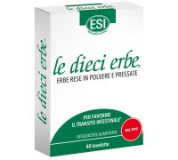 Le Dieci Erbe integratore per favorire il transito intestinale 40 tavolette