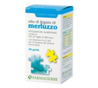 Olio di fegato di merluzzo integratore per la funzione del sistema immunitario 70 perle