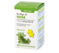 Lecitina di soia integratore per il metabolismo dei lipidi 200 perle