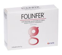 Folinfer Diet integratore di ferro e acido folico 14 bustine