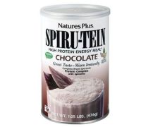 Natures Plus Spirutein proteine in polvere con spirulina gusto cioccolato 476 grammi