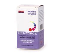 Reinforce integratore di magnesio e potassio per l'attività sportiva 30 compresse masticabili