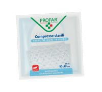 Profar garza sterile in tessuto non tessuto 10 x 10cm 25 pezzi