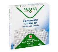 Profar compresse sterili in tessuto non tessuto per medicazione 10 x 10 cm 100 pezzi