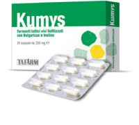 kumys integratore a base di fermenti lattici vivi con inulina 20 capsule