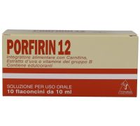 Porfirin 12 integratore tonico 10 fiale da 10ml