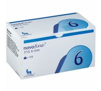 Novofine ago per penna da insulina G31 6mm 100 pezzi
