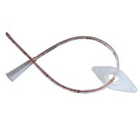 Catetere per ureterocutaneostomia punta smussata e flangia ovale 