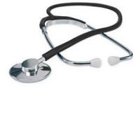 Logiko fonendoscopio colore nero con testa in alluminio