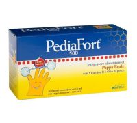 Pediafort 500 integratore di pappa reale con vitamine B 10 flaconcini 10ml