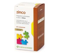 Zinco integratore per il sistema immunitario e il benessere di pelle unghie e capelli 60 compresse