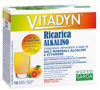 Vitadyn Ricarica Alkalino integratore di sali minerali con vitamine 14 bustine