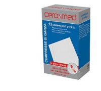 Ceroxmed garza sterile in puro cotone idrofilo 36x40cm 12 pezzi